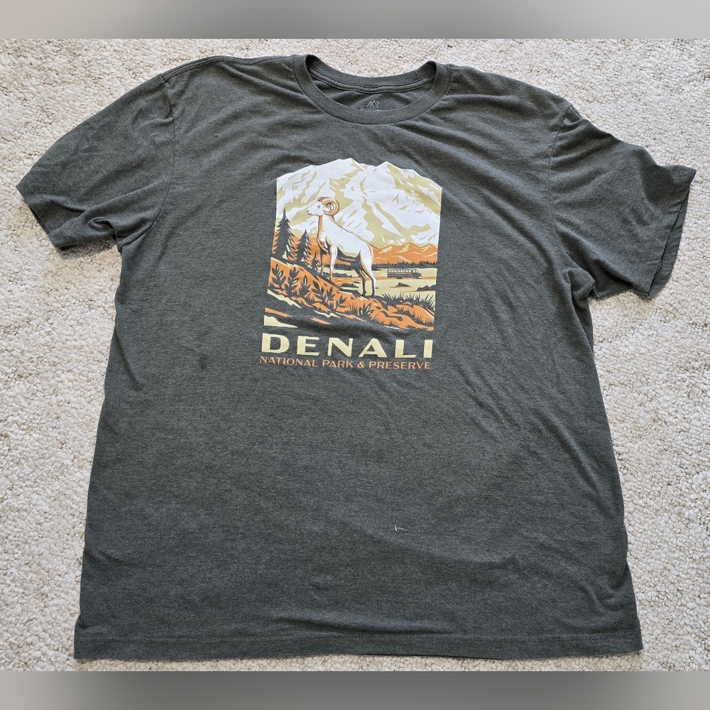 Denali National Park T Shirt Mens XL
